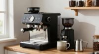 organized coffee station setup