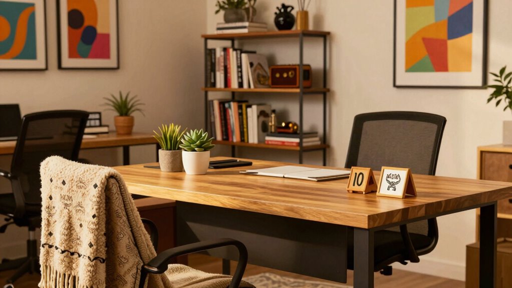 personalize and soften office atmosphere