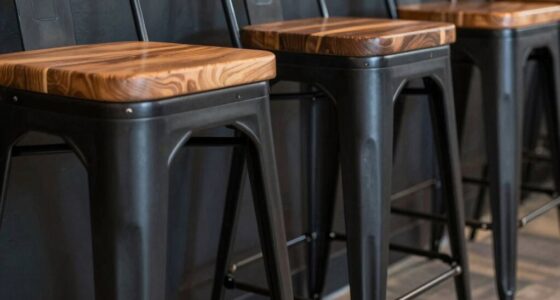 properly sized industrial stools