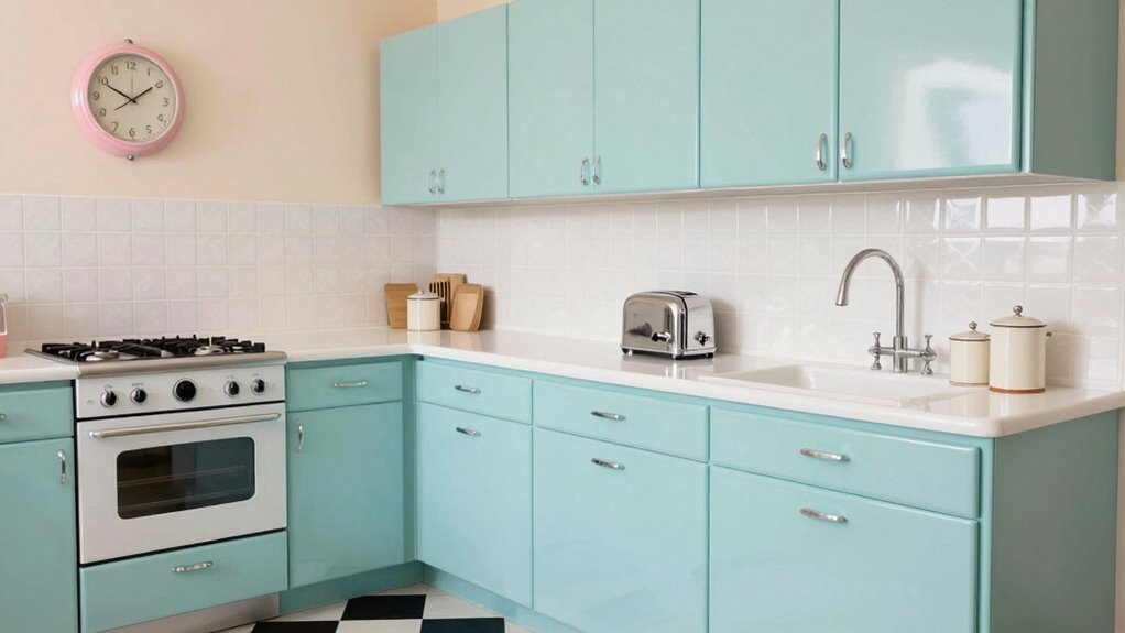 retro 1950s kitchen decor