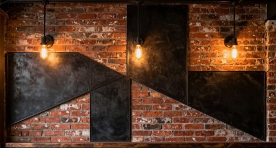 retro industrial wall ideas