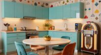 retro kitchens enhance entertainment