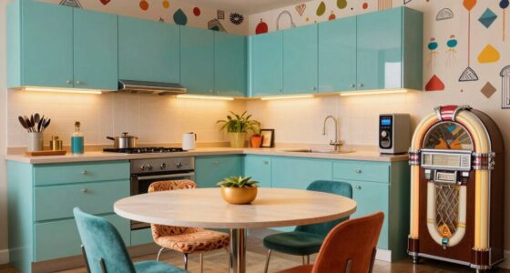 retro kitchens enhance entertainment