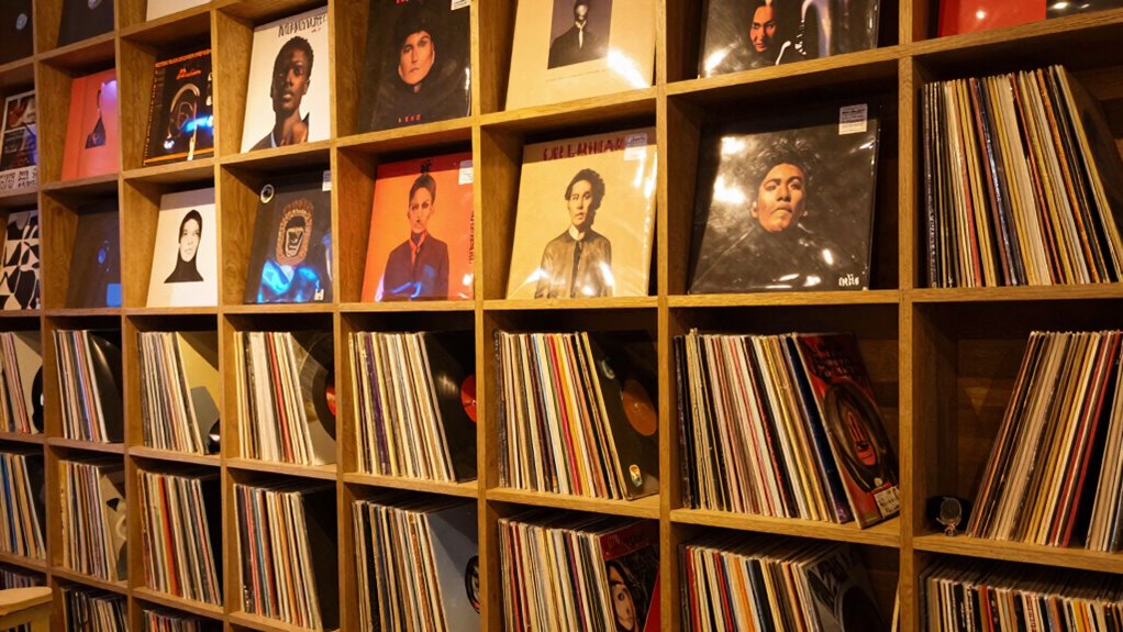 showcase collections with shelves