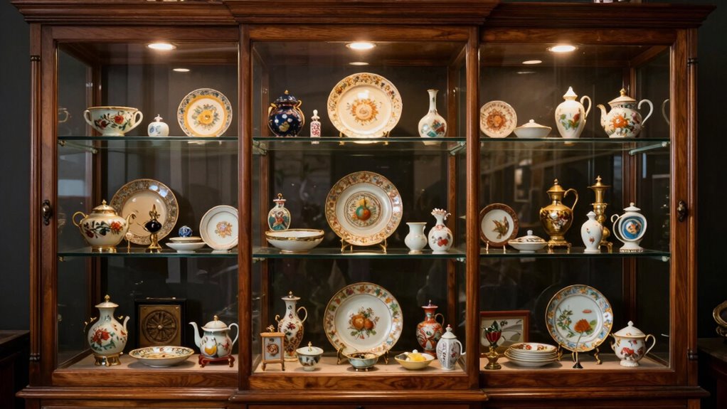 showcasing collectibles enhances value