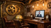 steampunk office suitable online