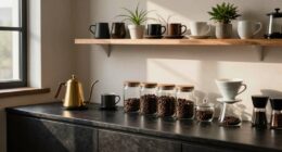 stylish functional coffee corner