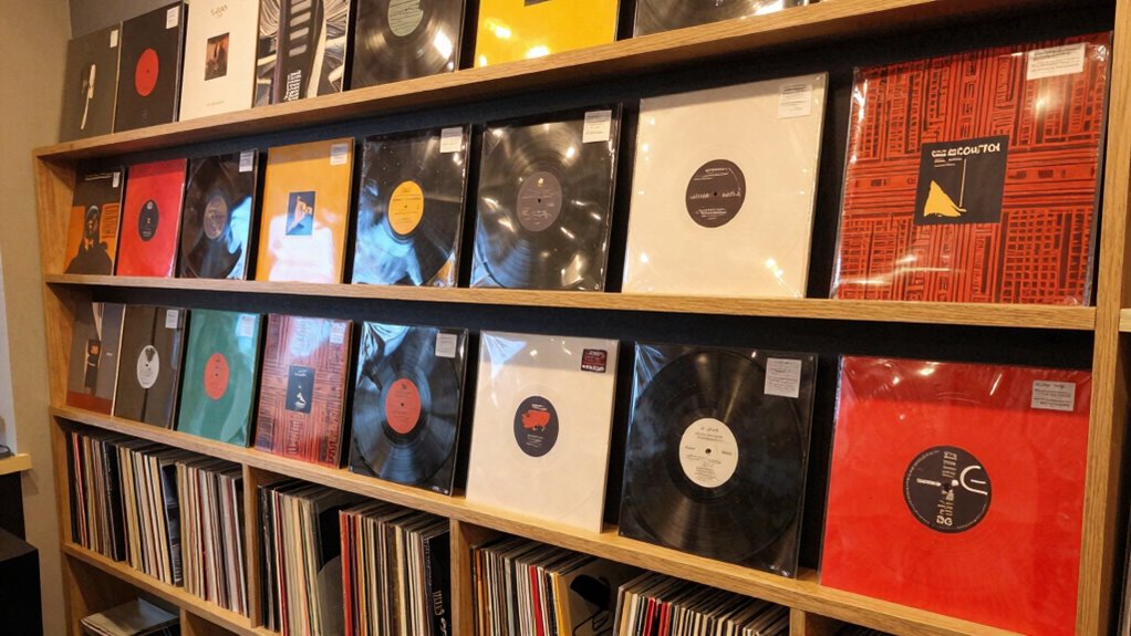 stylish vinyl display organization