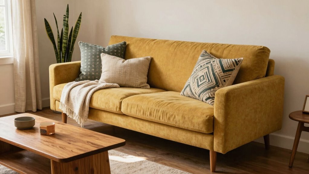 subtle mid century decor