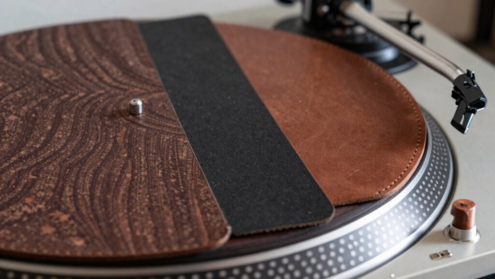 turntable mats enhance sound quality
