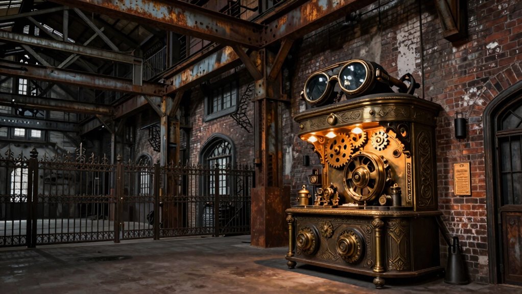 victorian inspired industrial elegance