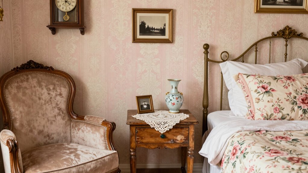 vintage accents create cozy elegance