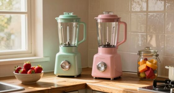 vintage blenders brighten kitchens