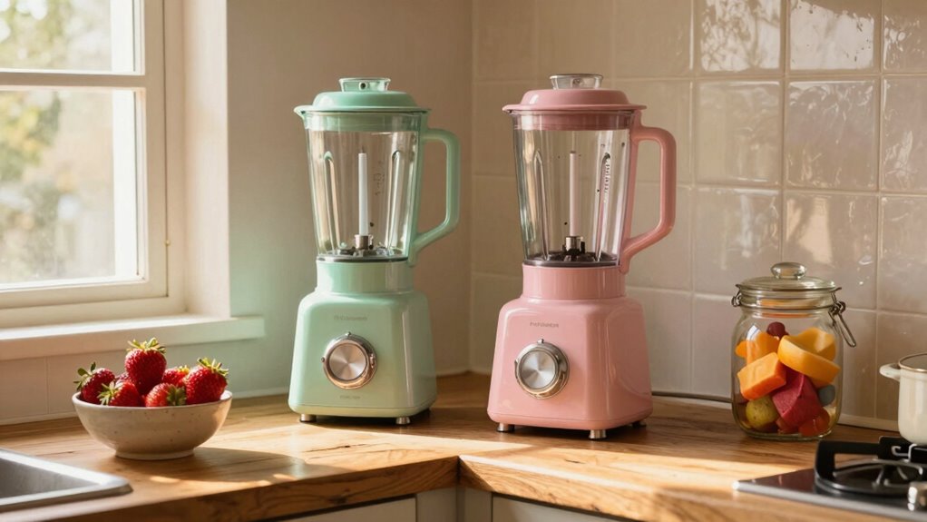 vintage blenders brighten kitchens