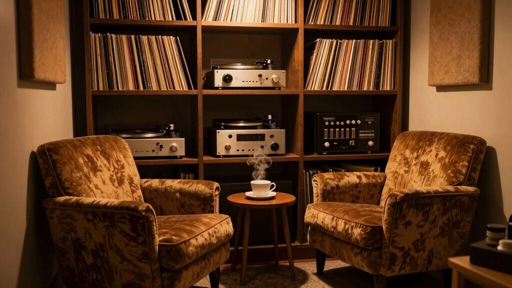 vintage decor enhances acoustic ambiance
