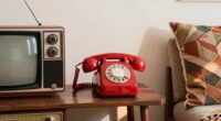 vintage gadgets as decor