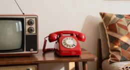 vintage gadgets as decor