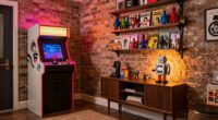 vintage geek entryway decor