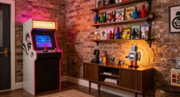 vintage geek entryway decor