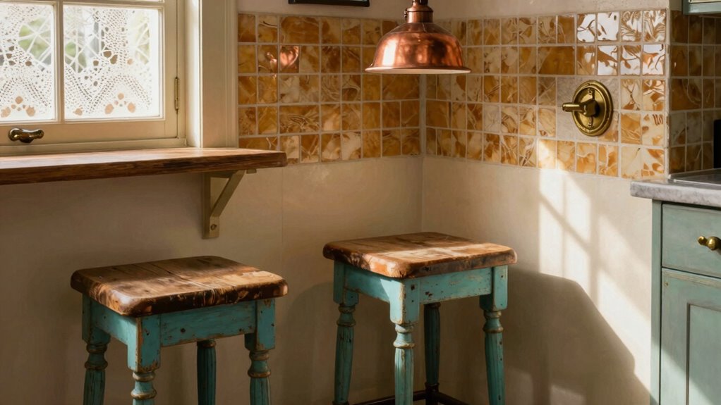 vintage kitchens stylish accents