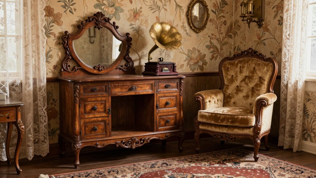 vintage lighting and colors