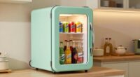 vintage style mini fridge