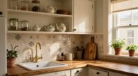 vintage style small kitchen