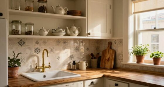 vintage style small kitchen
