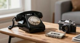 vintage tech prop styling