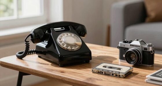 vintage tech prop styling