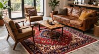 vintage zone rug placement