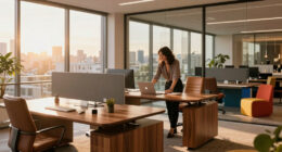 Charlap Hyman & Herrero adds custom workstations to futuristic LA office