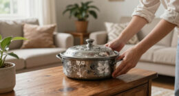 I’m Putting a Vintage Casserole Holder in My Living Room