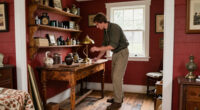 Inside a Vintage Dealer’s Little Red Cottage in the Swedish Countryside