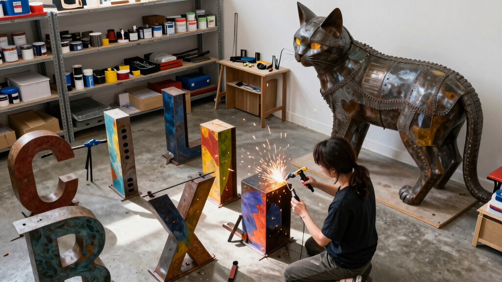 osaka art & design 2026 sculpts the city with giant alphabets and monumental cats