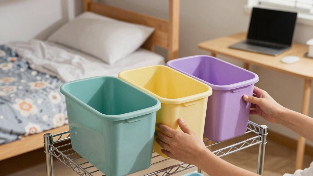 How to Choose Dorm Room Organization Bins