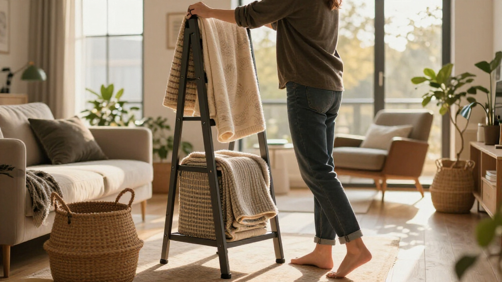 Aldi's Best-Selling Blanket Storage Ladder Is Finally Back
