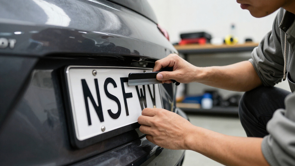 What To Do If Your License Plate Accidentally Says Something NSFW