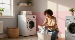 You’d Never Expect To See Ombré Walls In A Laundry Room — But It Works