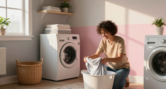 You’d Never Expect To See Ombré Walls In A Laundry Room — But It Works