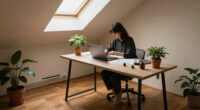 Her Home Office Is In An Unexpected Location — Now It's Clutter-Free