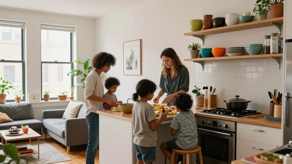 How A Family Of Four Makes 550 Square Feet Work In A Manhattan Rental