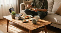 I Ate Meals At My Coffee Table For Years, Until I Found Article’s New Small-Space Dining Table