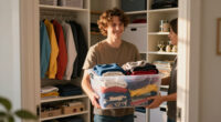 My Parents Just Showed Me The Perfect Solution For Decluttering A Closet