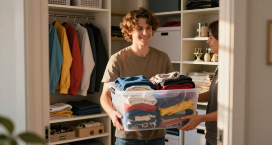 My Parents Just Showed Me The Perfect Solution For Decluttering A Closet