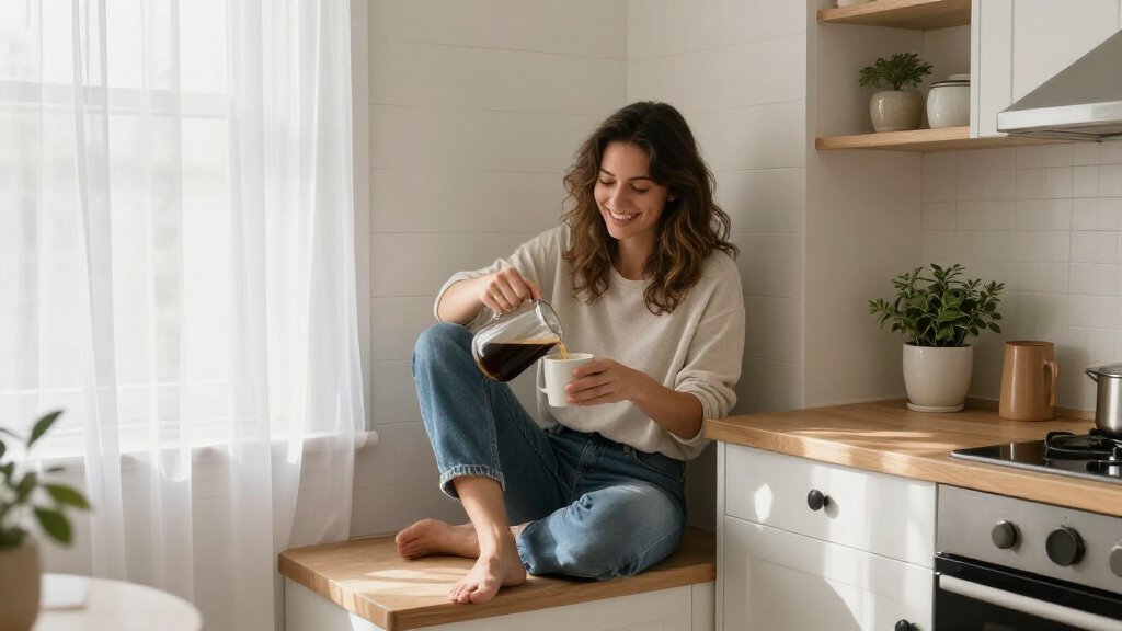 This All-White Kitchen Nook Became Cozy Without A Major Renovation