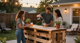 This DIY Couple Built The Coolest Backyard Bar For Almost Nothing — Here’s How
