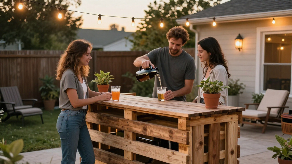 This DIY Couple Built The Coolest Backyard Bar For Almost Nothing — Here’s How