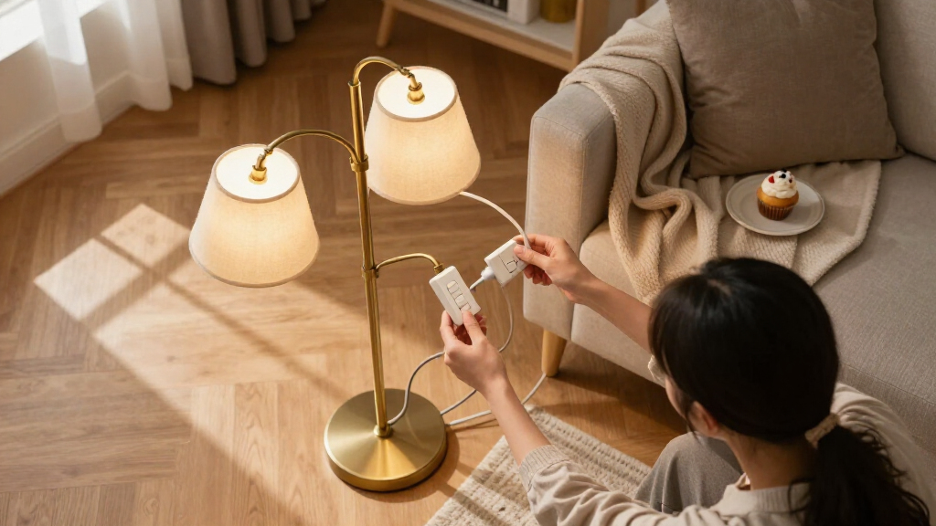 Designs Direct Recalls Cupcakes And Cashmere Brand Three-Light Floor Lamps, Due To Risk Of Serious Injury From Fire And Burn Hazards