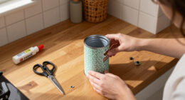 Dump Pricey Countertop Storage: Upcycle An Old Pringles Can With A Cute And Easy DIY